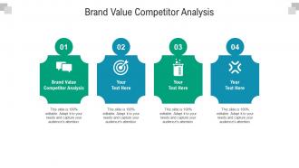 Brand value competitor analysis ppt powerpoint presentation professional sample cpb