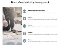 Brand value marketing management ppt powerpoint presentation file master slide cpb