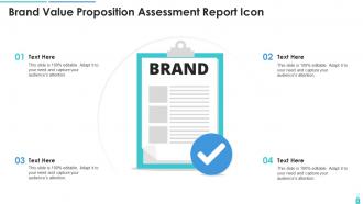 Brand Value Proposition Assessment Report Icon