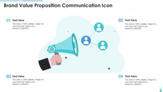 Brand Value Proposition Communication Icon