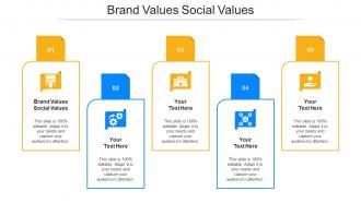 Brand Values Social Values Ppt Powerpoint Presentation Gallery Templates Cpb