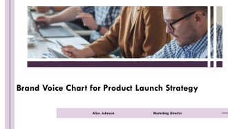 Brand Voice Chart For Product Launch Strategy PPT Sample AT