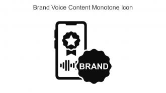 Brand Voice Content Monotone Icon Icon In Powerpoint Pptx Png And Editable Eps Format