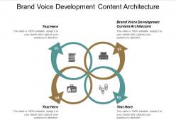 Brand voice development content architecture ppt powerpoint presentation portfolio microsoft cpb