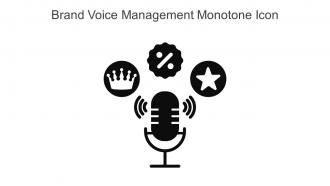 Brand Voice Management Monotone Icon Icon In Powerpoint Pptx Png And Editable Eps Format