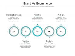 Brand vs ecommerce ppt powerpoint presentation icon layout ideas cpb