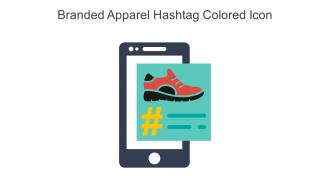 Branded Apparel Hashtag Colored Icon In Powerpoint Pptx Png And Editable Eps Format