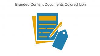 Branded Content Documents Colored Icon In Powerpoint Pptx Png And Editable Eps Format