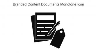 Branded Content Documents Monotone Icon In Powerpoint Pptx Png And Editable Eps Format