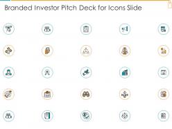 Branded investor pitch deck for icons slide ppt pictures