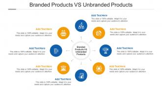 Branded Products Vs Unbranded Products Ppt Powerpoint Presentation File Portfolio Cpb