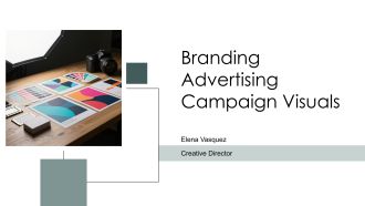 Branding Advertising Campaign Visuals PPT Template VA