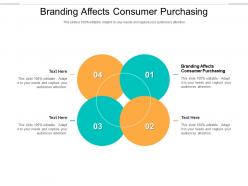 Branding affects consumer purchasing ppt powerpoint presentation portfolio background cpb