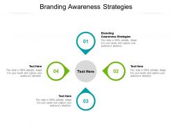 Branding awareness strategies ppt powerpoint presentation pictures ideas cpb