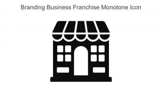 Branding Business Franchise Monotone Icon In Powerpoint Pptx Png And Editable Eps Format