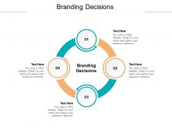 Branding decisions ppt powerpoint presentation gallery samples cpb