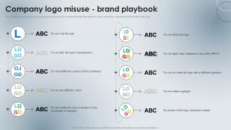 Branding Guidelines Playbook Company Logo Misuse Brand Playbook