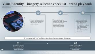 Branding Guidelines Playbook Visual Identity Imagery Selection Checklist Brand Playbook