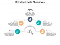Branding levels alternatives ppt powerpoint presentation ideas sample cpb