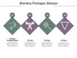 Branding packages startups ppt powerpoint presentation slides gallery cpb