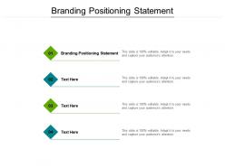Branding positioning statement ppt powerpoint presentation professional cpb