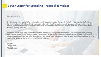 Branding proposal template cover letter for branding proposal template ppt professional