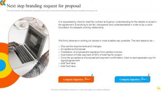 Branding Request For Proposal Powerpoint Presentation Slides Informative Content Ready