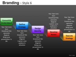 Branding style 6 powerpoint presentation slides db