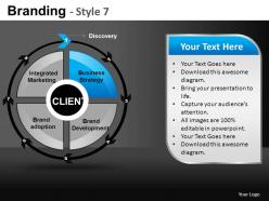 Branding style 7 powerpoint presentation slides db