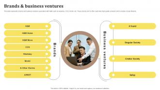 Brands And Business Ventures Fast Fashion Retailer Company Profile Ppt Slide CP SS V
