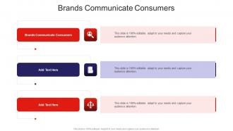 Brands Communicate Consumers In Powerpoint And Google Slides Cpb