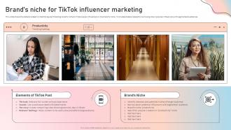 Brands Niche For Tiktok Marketing Influencer Marketing Guide To Strengthen Brand Image Strategy Ss