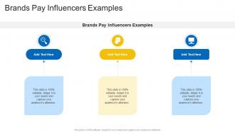 Brands Pay Influencers Examples In Powerpoint And Google Slides Cpb
