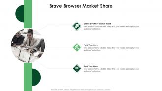 Brave Browser Market Share In Powerpoint And Google Slides Cpb