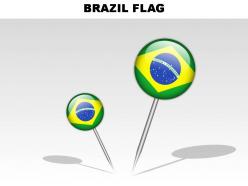Brazil country powerpoint flags