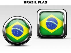 Brazil country powerpoint flags