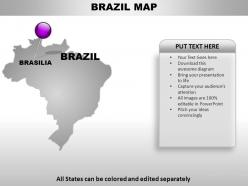 Brazil country powerpoint maps