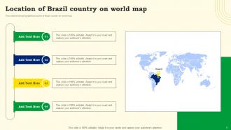 Brazil Maps PowerPoint PPT Template Bundles Content Ready Best