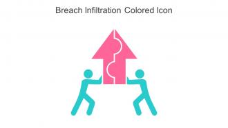 Breach Infiltration Colored Icon In Powerpoint Pptx Png And Editable Eps Format