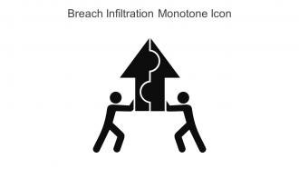 Breach Infiltration Monotone Icon In Powerpoint Pptx Png And Editable Eps Format