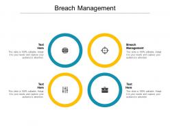 Breach management ppt powerpoint presentation ideas layout ideas cpb