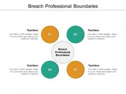 Breach professional boundaries ppt powerpoint presentation file example introduction cpb