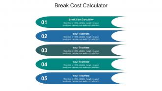 Break cost calculator ppt powerpoint presentation gallery aids cpb