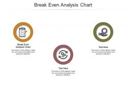 Break even analysis chart ppt powerpoint presentation portfolio mockup cpb
