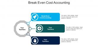 Break even cost accounting ppt powerpoint presentation gallery slideshow cpb