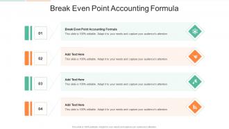 Break Even Point Accounting Formula In Powerpoint And Google Slides Cpb