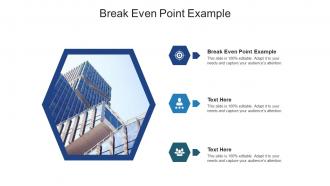 Break even point example ppt powerpoint presentation ideas outline cpb
