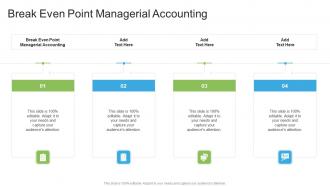 Break Even Point Managerial Accounting In Powerpoint And Google Slides Cpb