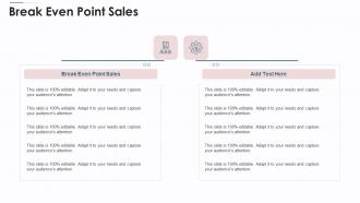 Break Even Point Sales In Powerpoint And Google Slides Cpb