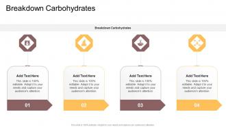 Breakdown Carbohydrates In Powerpoint And Google Slides Cpb